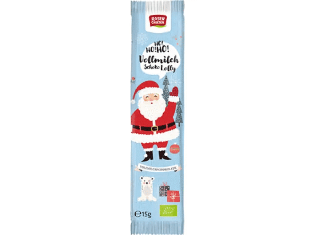 Chupa Chocolate Leite Pai Natal 15 G - BIO