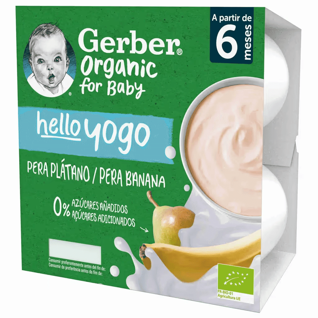 Alimento Lácteo Pêra e Banana +6m - GERBER