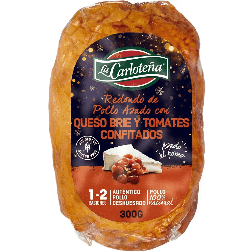 Frango Racheado com Queijo Brie e Tomate Confitado unidade 300 g - LA CARLOTEÑA