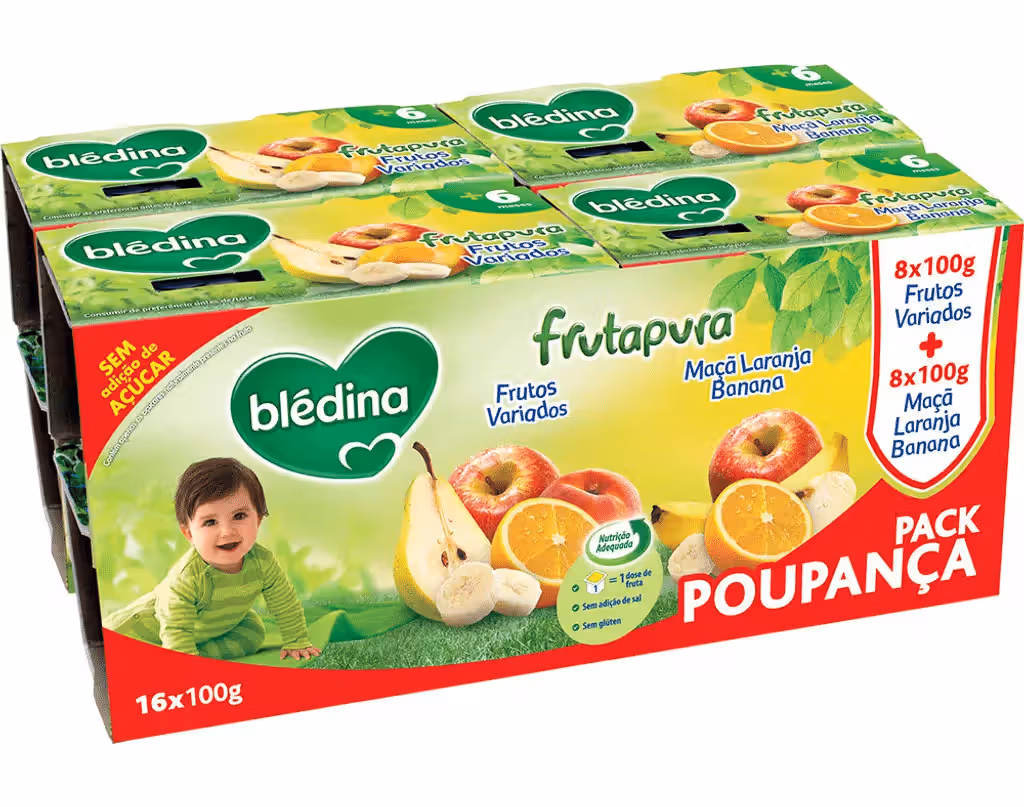 Frutapura Pack 16x100g - BLEDINA