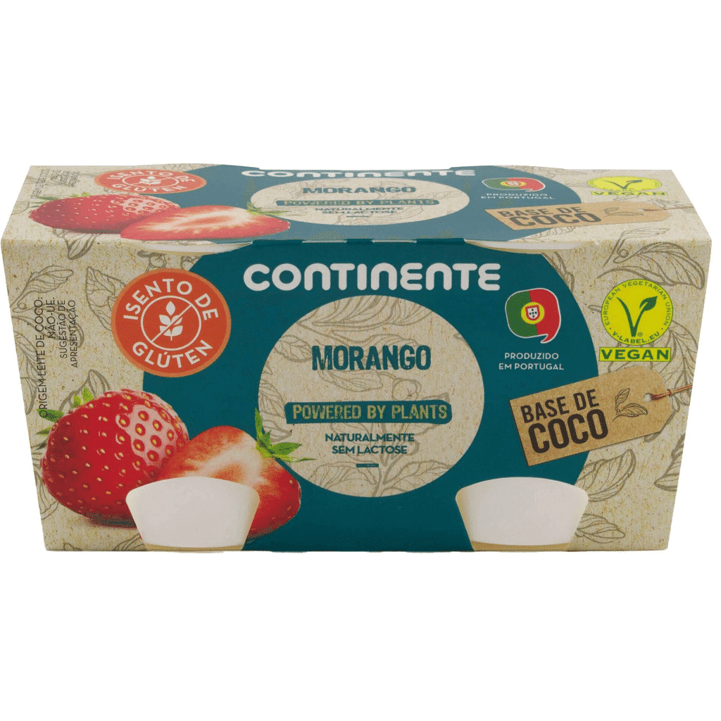 Vegegurte Powered By Plants Coco com Morango - CONTINENTE