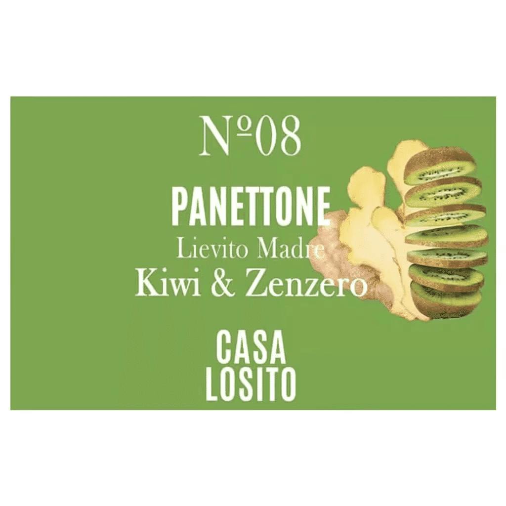 Panettone de Kiwi e Gengibre embalagem 1 unidade - CASA LOSITO