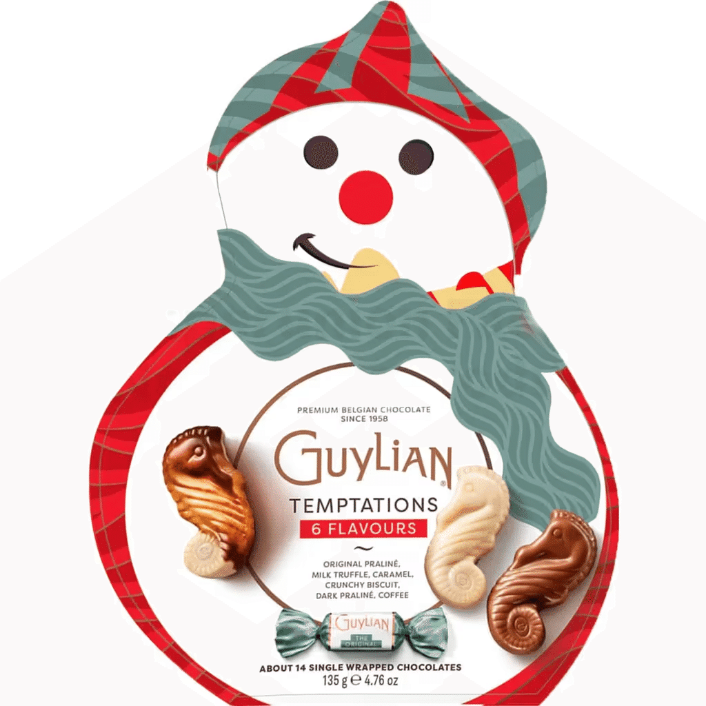 Bombons Frutos do Mar Temptation Snow embalagem 135 g - GUYLIAN