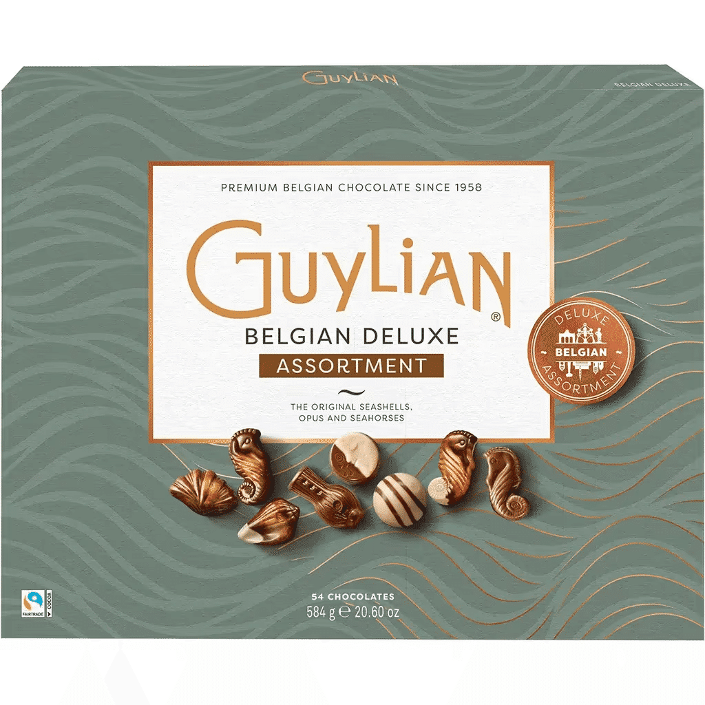 Bombons Sortidos Belgian Deluxe embalagem 584 g - GUYLIAN