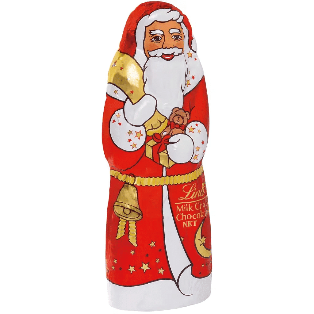 Pai Natal de Chocolate de Leite embalagem 125 g - LINDT