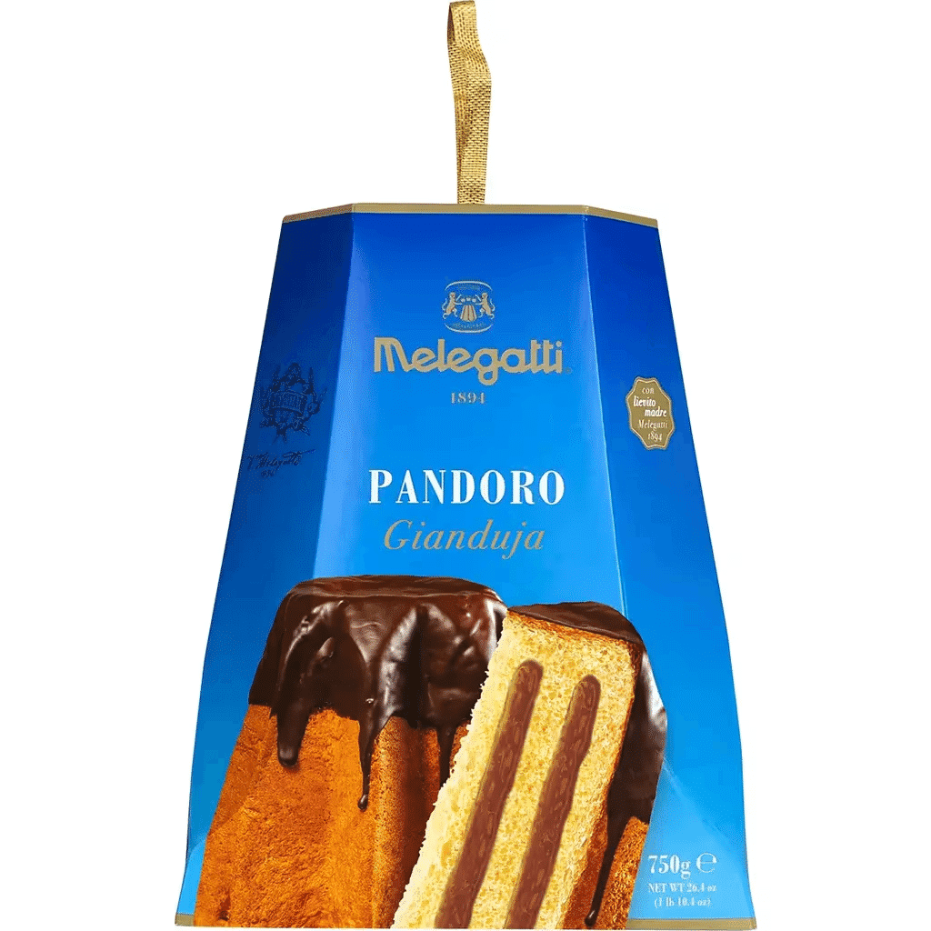 Pandoro Gianduja embalagem 750 g - MELEGATTI 1894