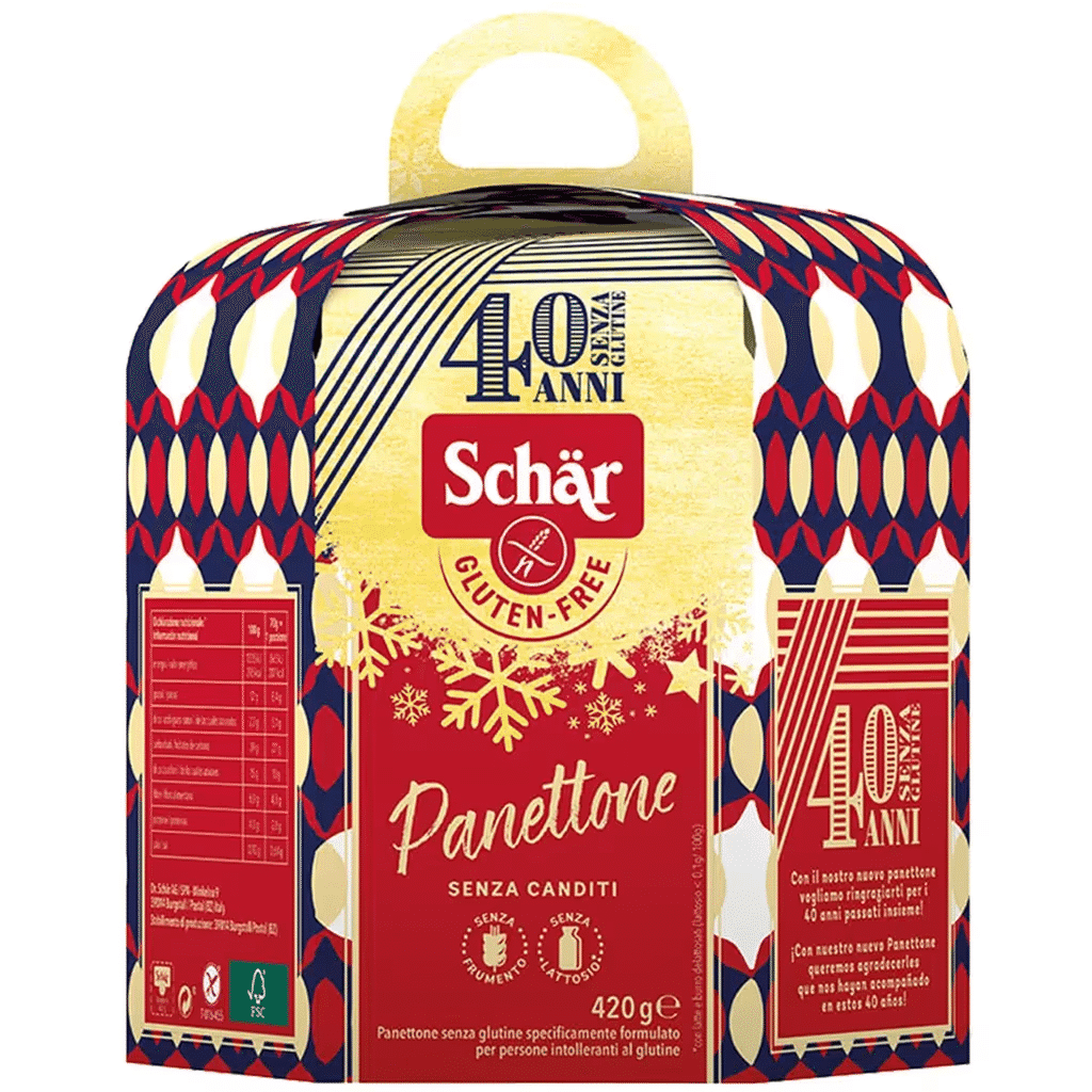 Panettone sem Glúten embalagem 420 g -