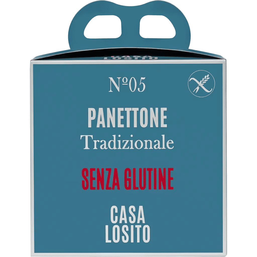 Panrttone Clássico e sem Glúten embalagem 500 g -