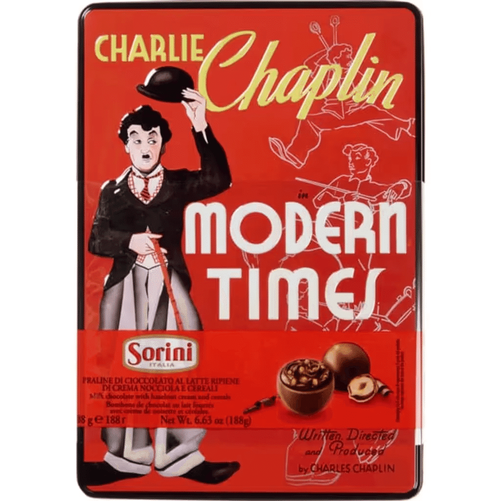 Bombons de Chocolate de Leite Modern Time lata 188 g - SORINI