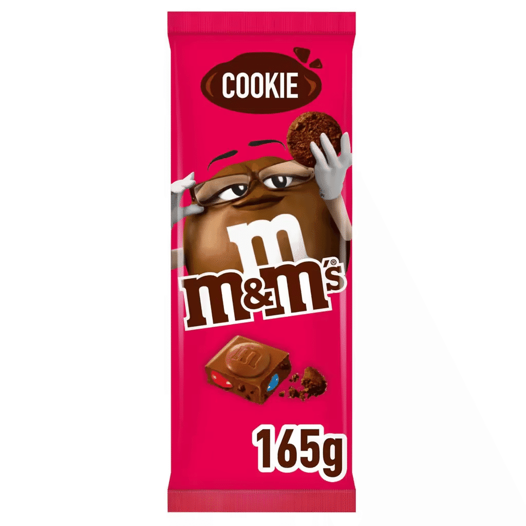 Tablete de Chocolate com Cookies - M&M'S