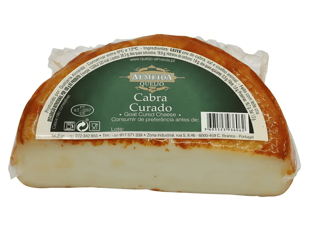 Queijo Cabra Curado Metades Un - ALMEIDA