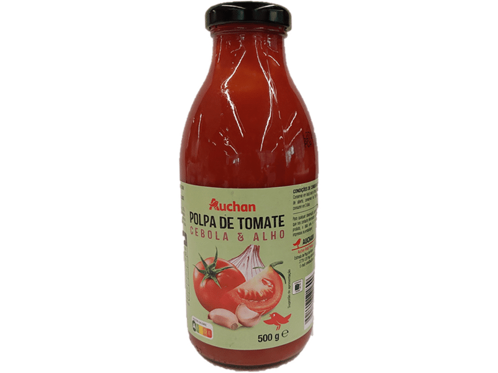 Polpa De Tomate Com Cebola E Alho 500g - AUCHAN