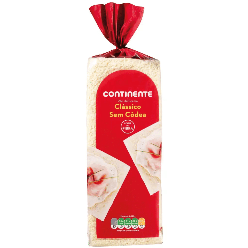 Pão de Forma sem Côdea - CONTINENTE