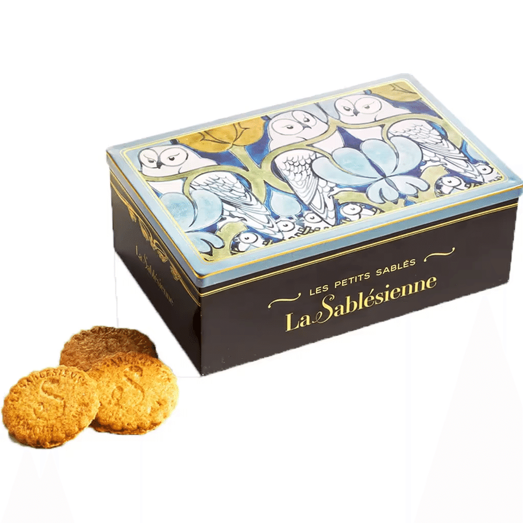 Bolachas de Manteiga Coruja Azul lata 250 g - LA SABLESIENNE