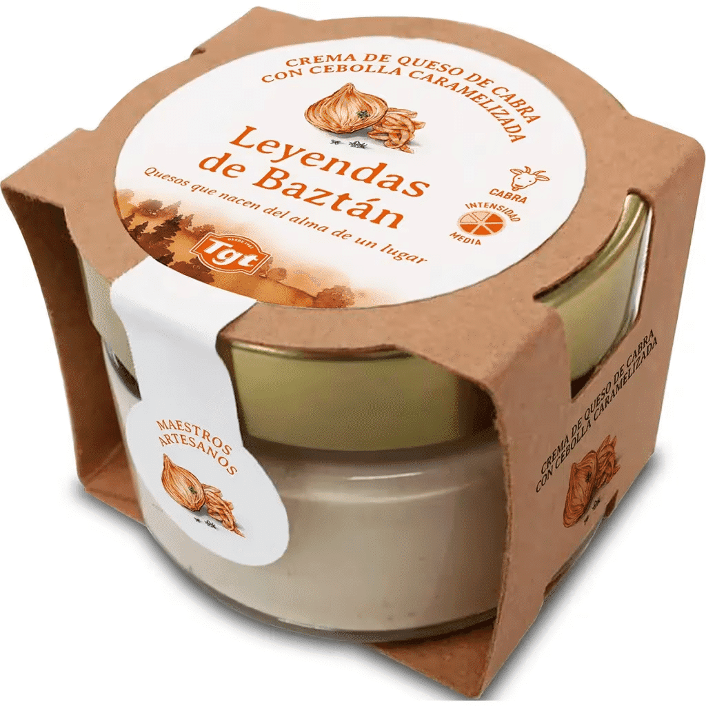 Queijo Creme de Cabra com Cebola Caramelizada unidade 100 g - LEYENDAS BATZÁN