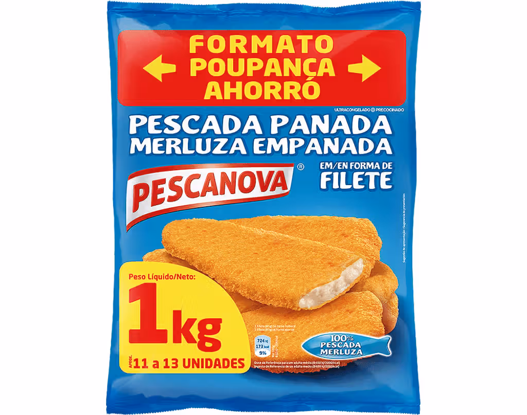 Filete Pescada Panada 1kg - PESCANOVA