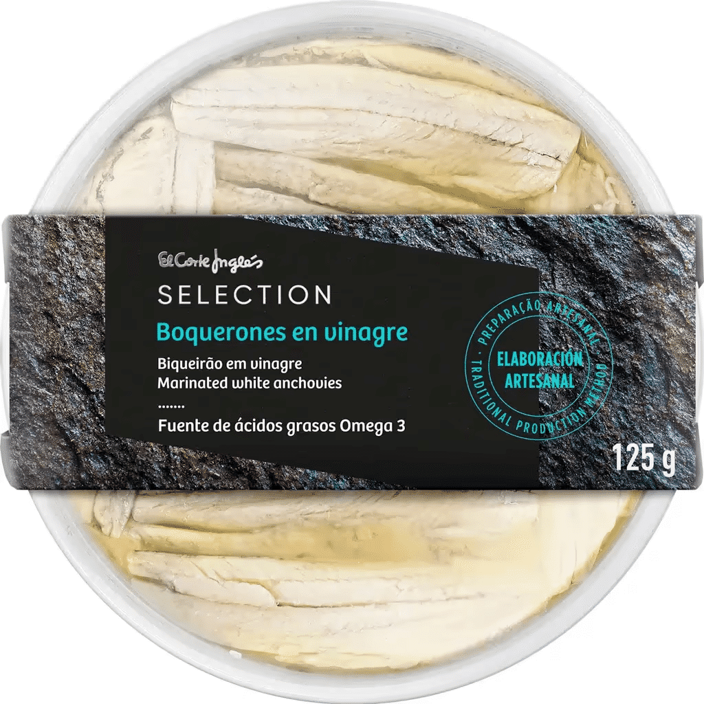 Anchovas em Vinagre embalagem 125 g - EL CORTE INGLÉS SELECTION