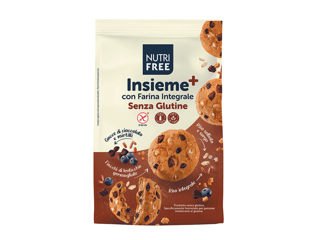 Biscoitos Sem Glúten Choco E Mirtilos Insieme 250g - NUTRIFREE