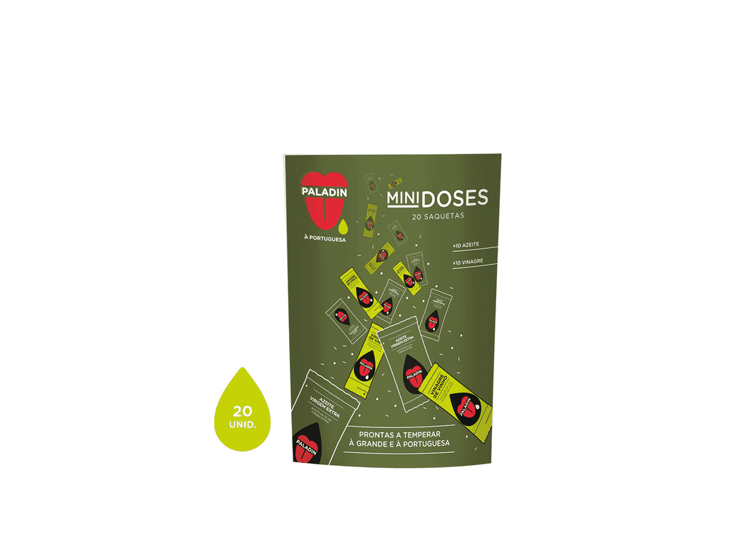 Azeite E Vinagre Unidoses 10x7ml E 10x5ml - PALADIN