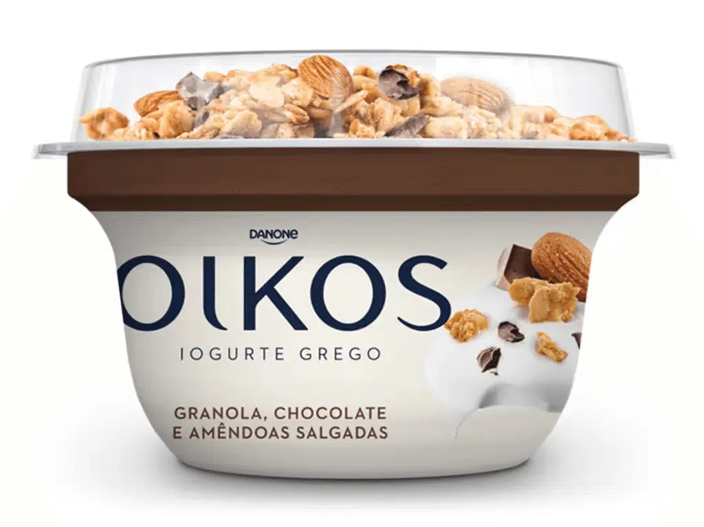Iogurte Grego Topper Granola Chocolate 118gr - OIKOS