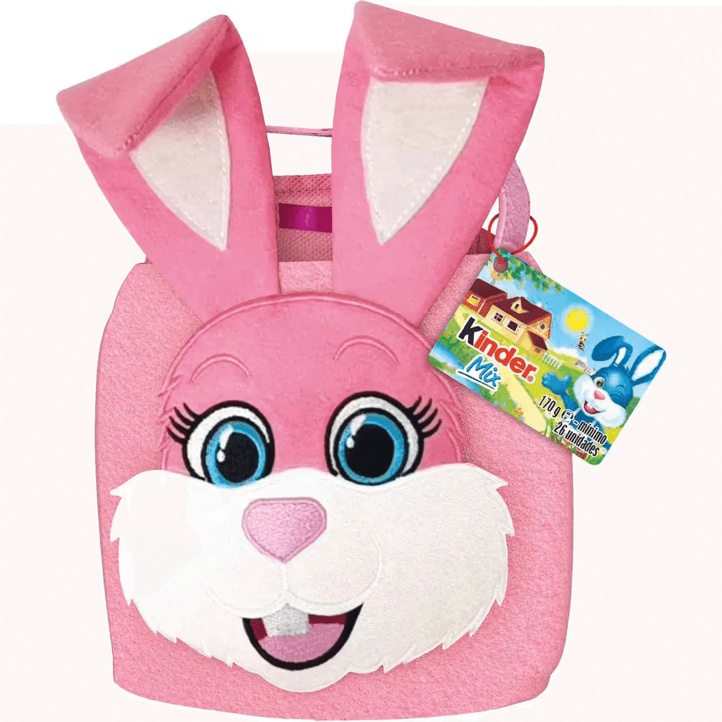 Bombons de Chocolate Sortido com Bolsa Coelho - KINDER