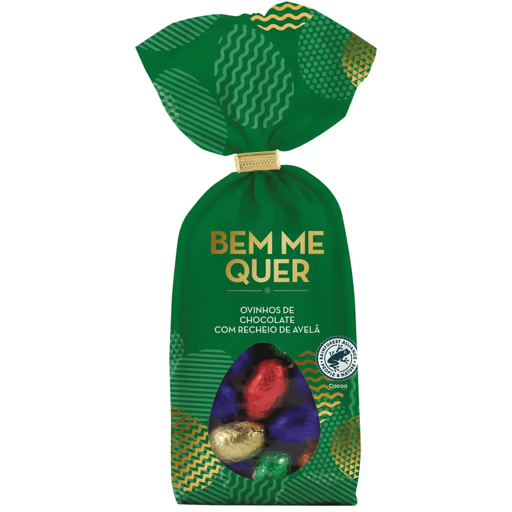 Mini Ovos Chocolate com Recheio de Avelã - BEM ME QUER