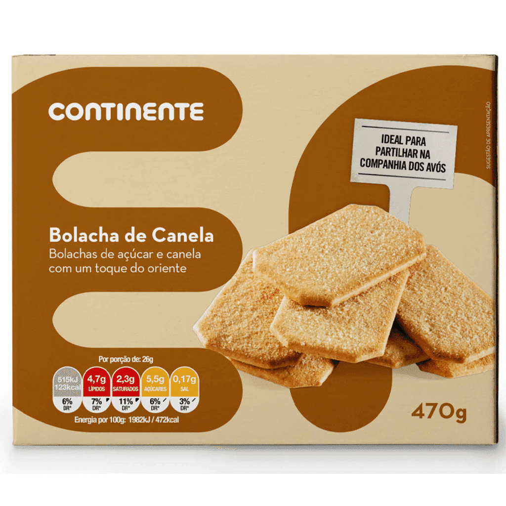 Bolachas de Canela - CONTINENTE