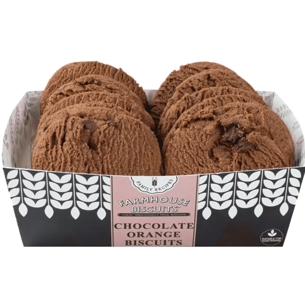 Biscoitos de Chocolate e Laranja embalagem 200 g - FARMHOUSE BISCUITS