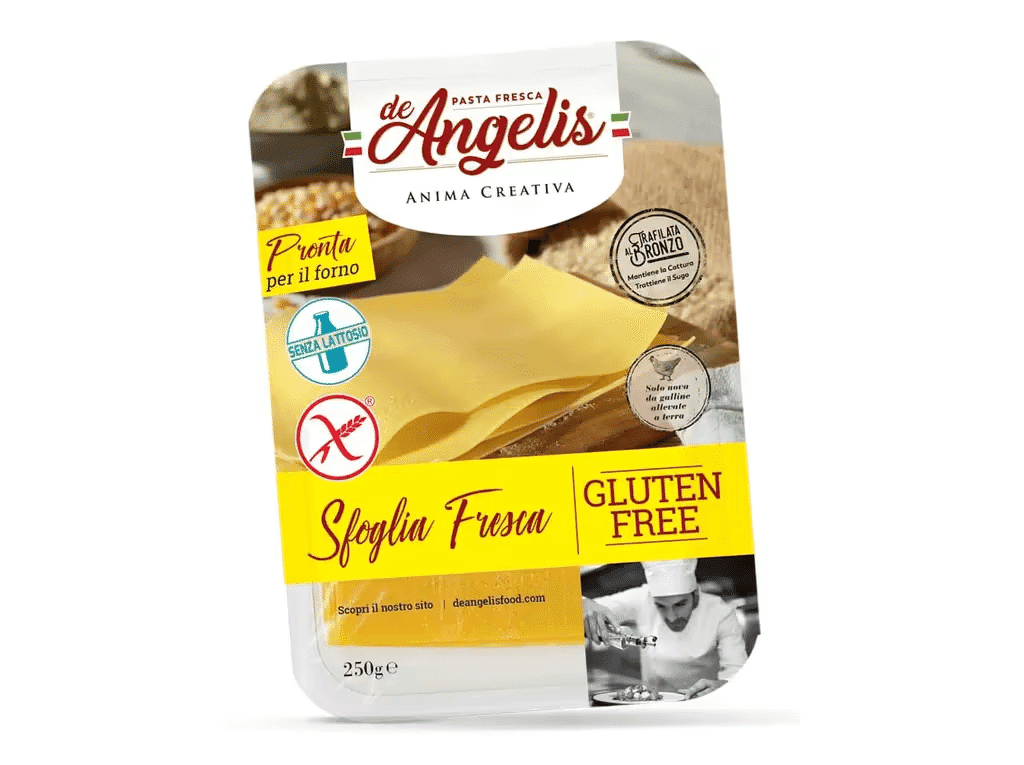 Folhas De Lasanha De Angelis 250g - SEM GLÚTEN