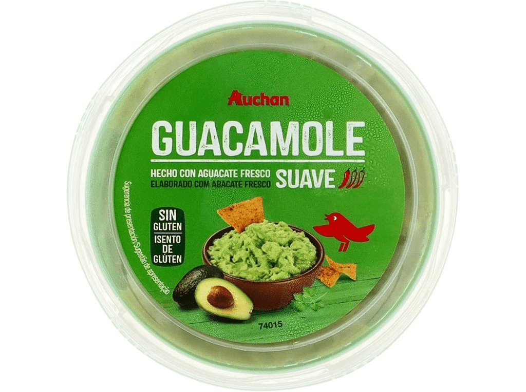 Guacamole Suave 200 G - AUCHAN