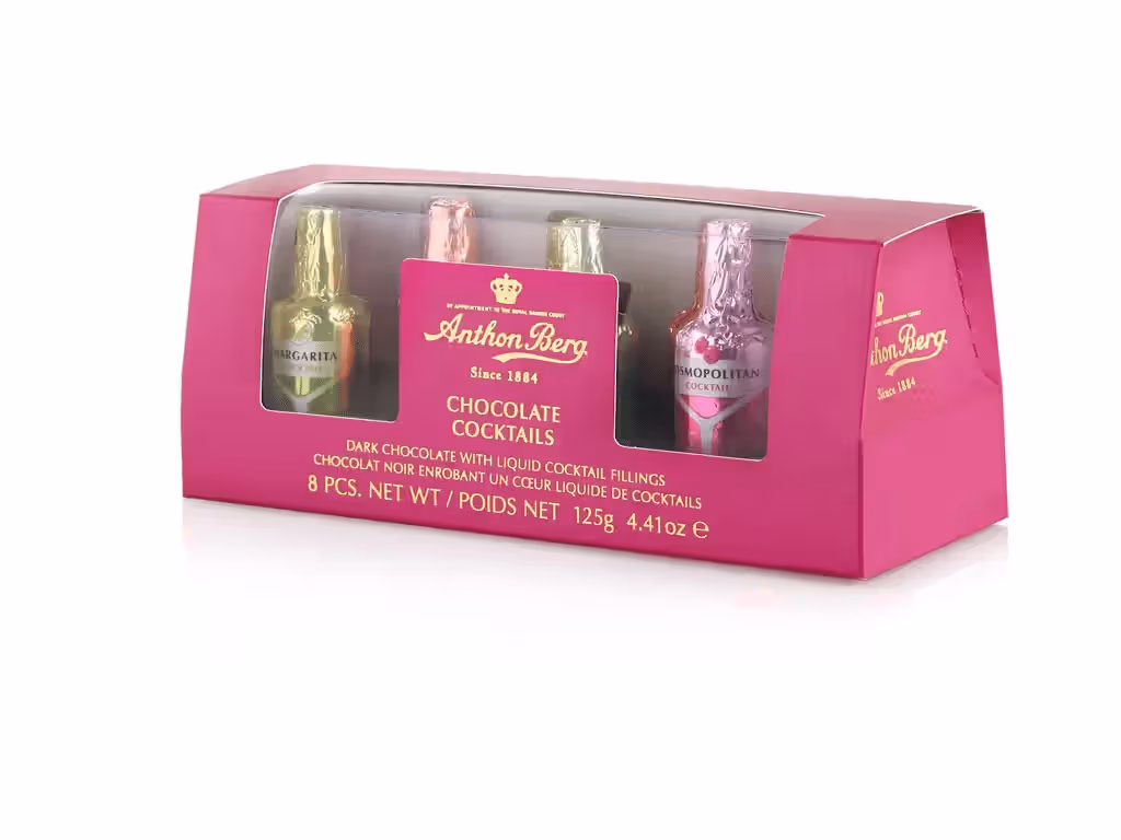 Chocolates Licor Garrafas 8un - ANTHON BERG