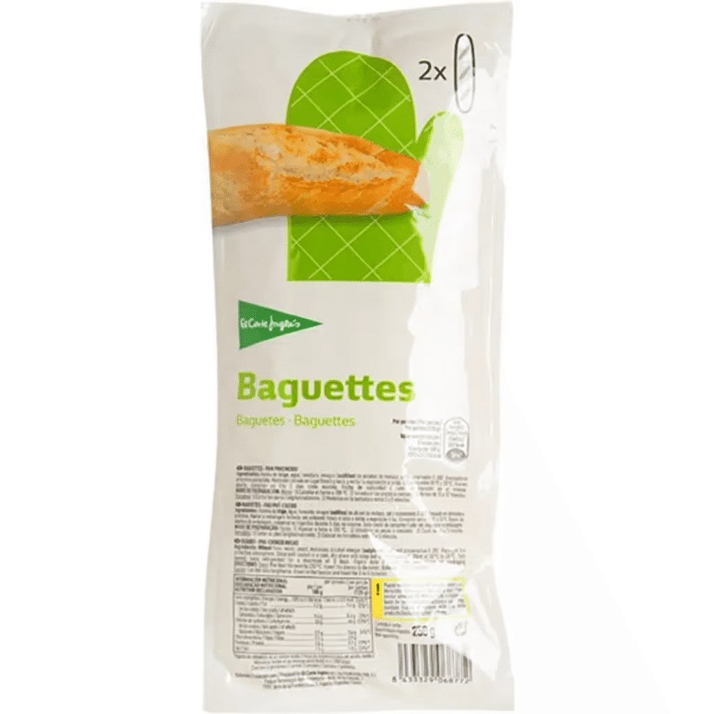 Baguetes 2 Unidades embalagem 250 g - EL CORTE INGLÉS