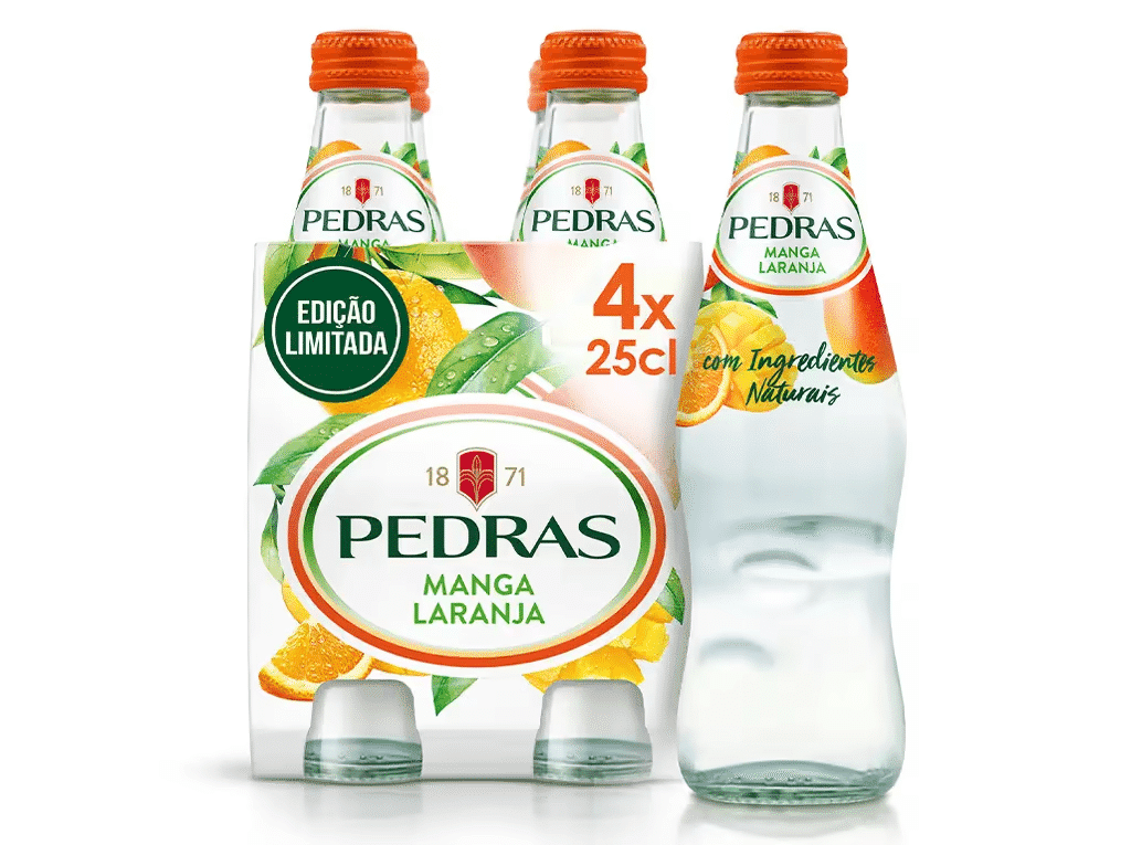 Bebida C / Gás Manga / Laranja 4x0.25l - PEDRAS