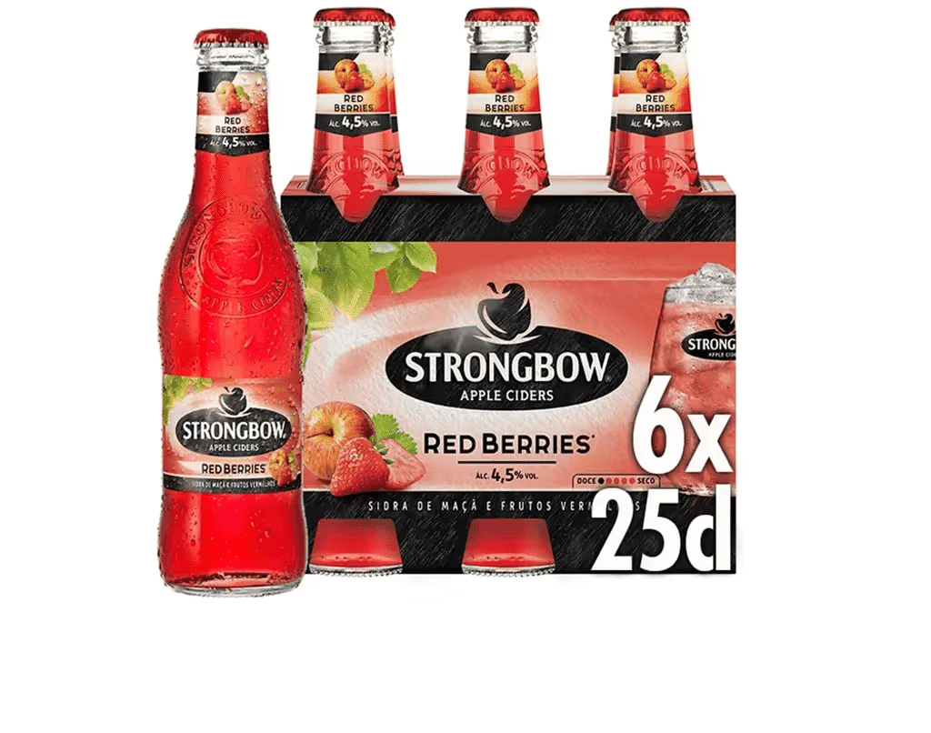 Sidra com Álcool Red Berries Tara Perdida - STRONGBOW