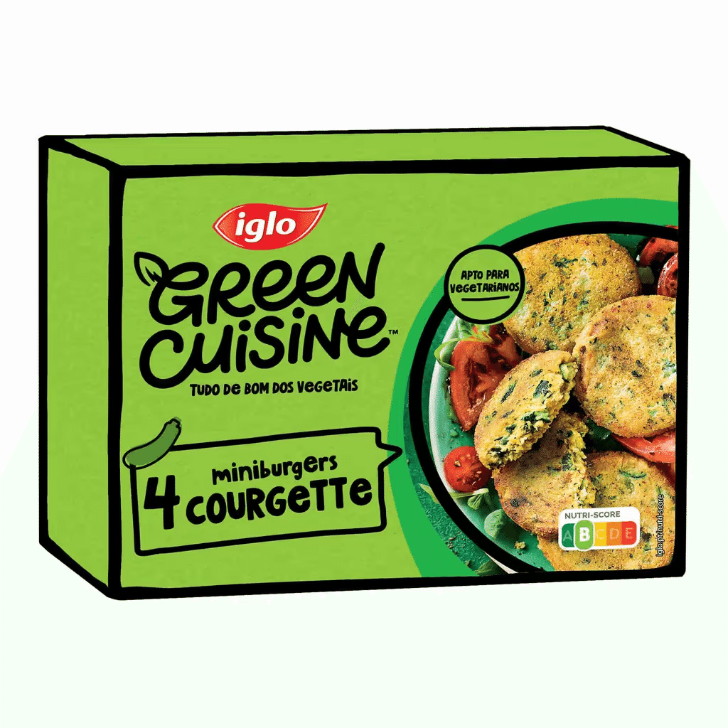 Mini Hambúrgueres de Courgete - IGLO GREEN CUISINE