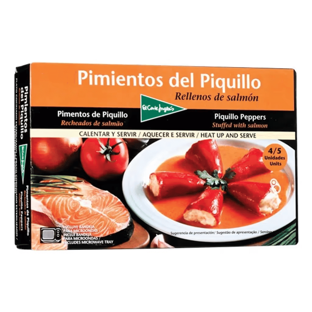 Pimentos de Piquillo Recheados de Salmão embalagem 230 g - EL CORTE INGLÉS