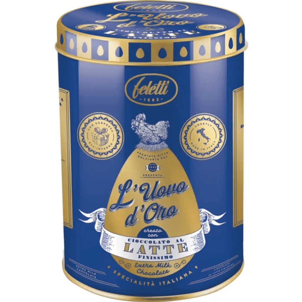 Ovo de Chocolate de Leite lata 250 g - FELETTI