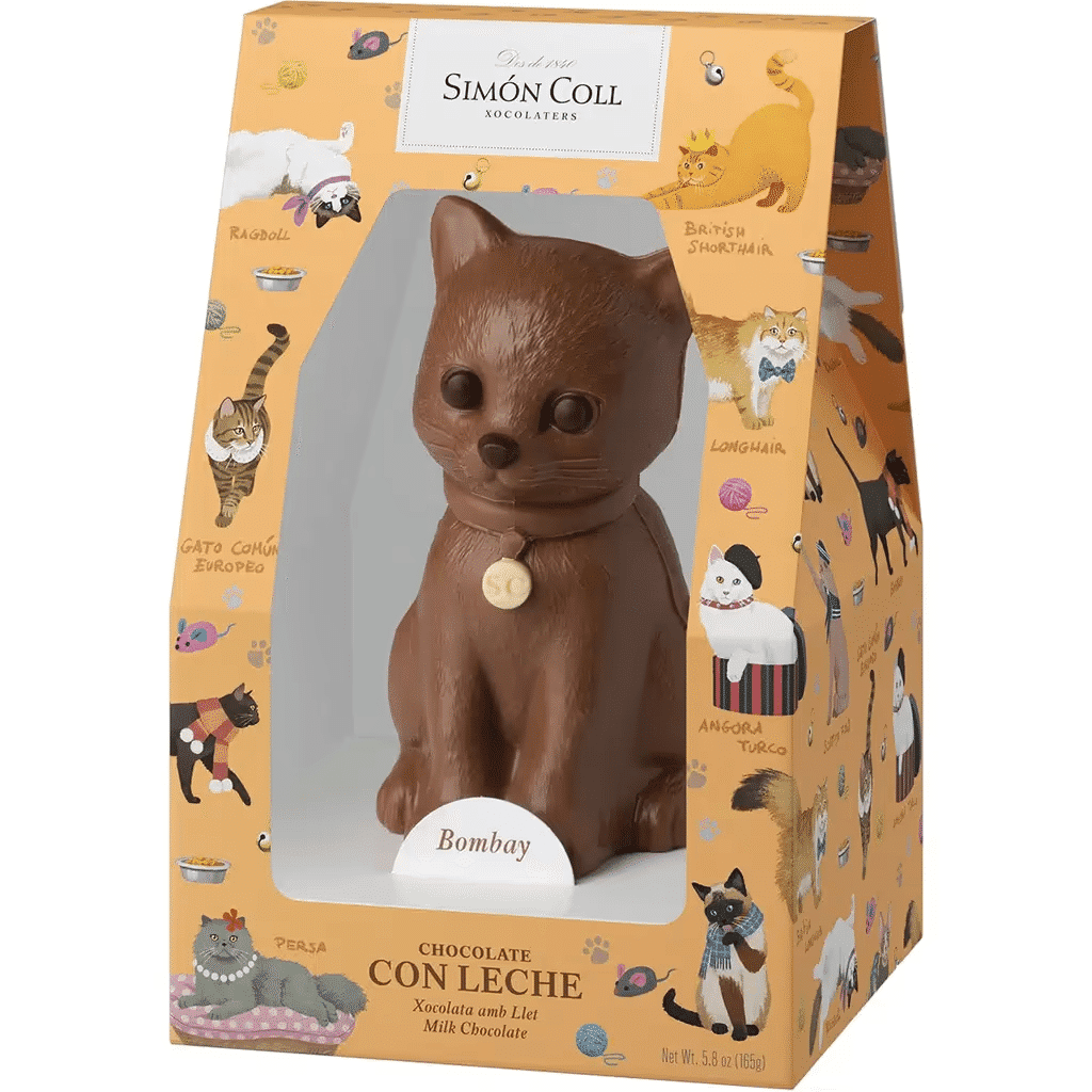 Gato em Chocolate de Leite embalagem 165 g - SIMÓN COLL