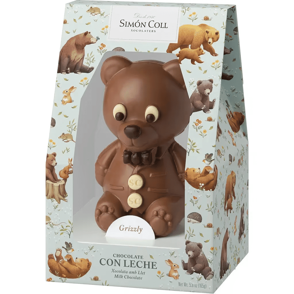 Urso em Chocolate de Leite embalagem 165 g - SIMÓN COLL