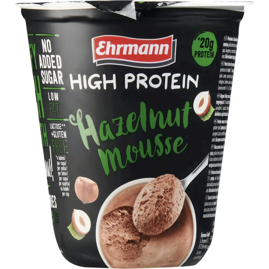 Mousse de Avelã High Protein embalagem 200 g - EHRMANN