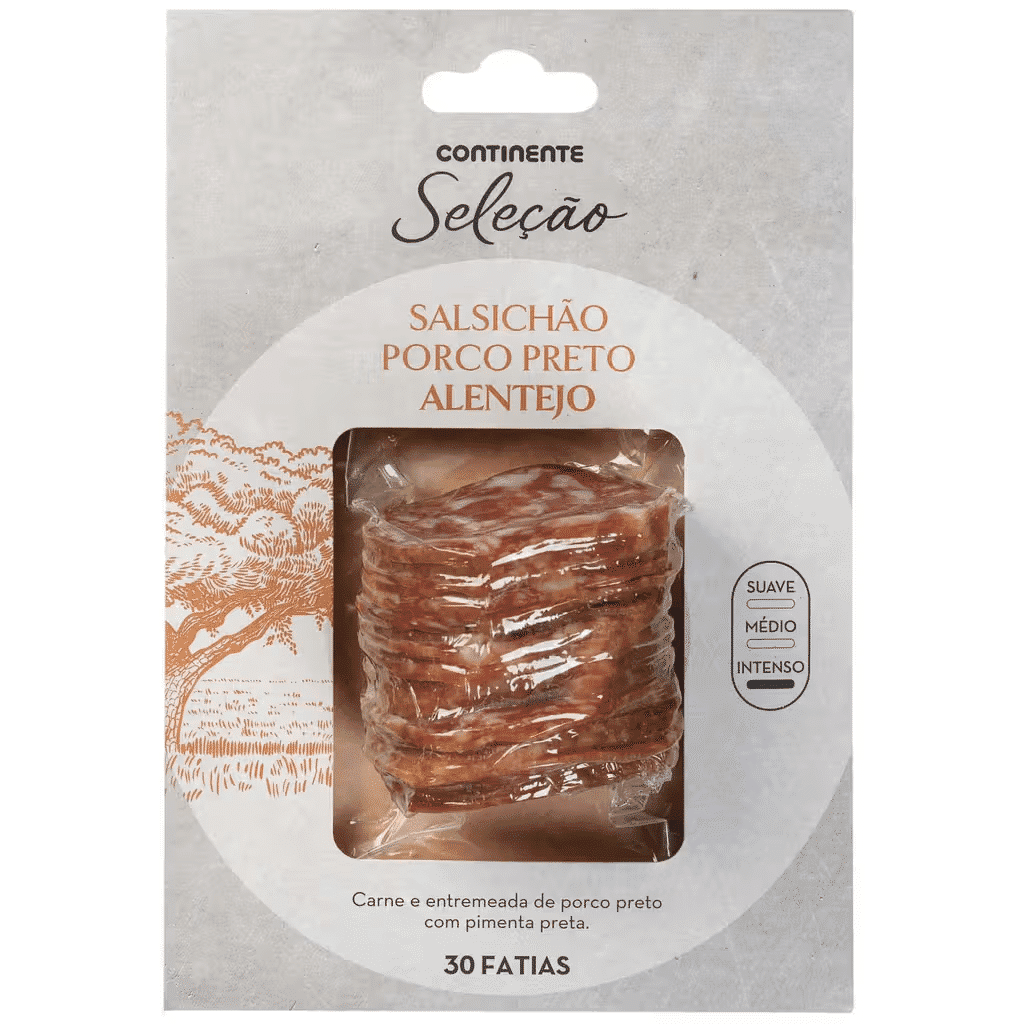 Salsichão de Porco Preto Fatias - CONTINENTE SELEÇÃO