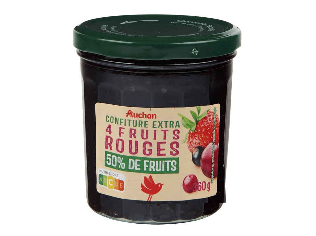 Doce Extra 4 Frutos Vermelhos 360g - AUCHAN