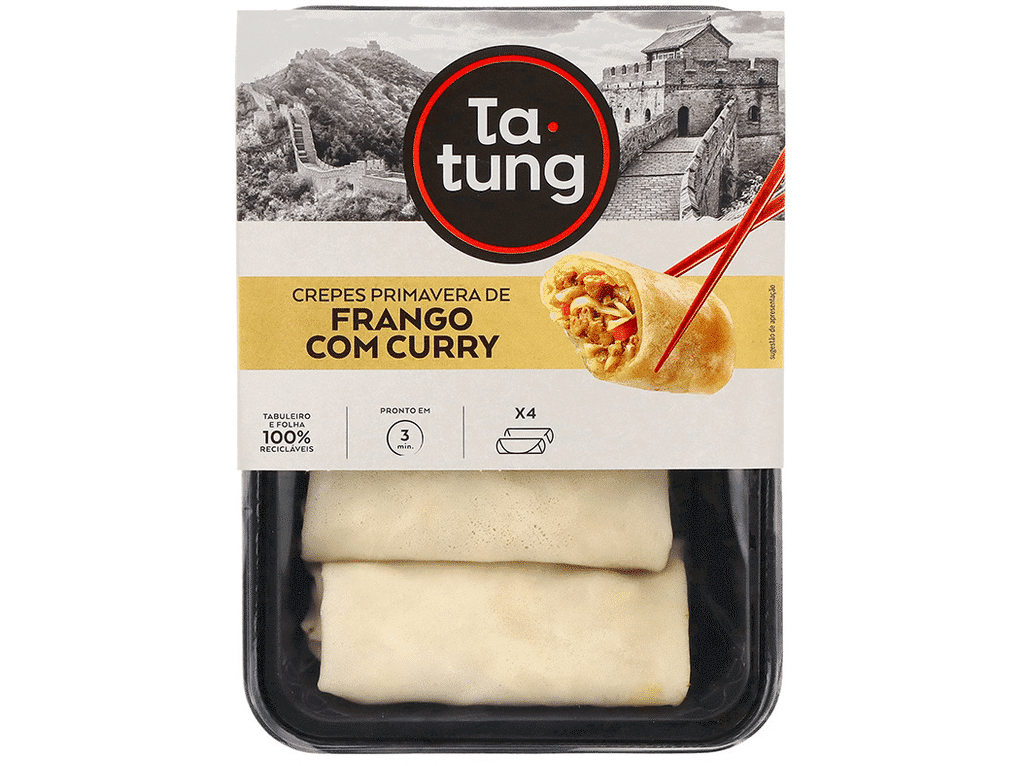 Crepes Primavera De Frango Com Caril 280g - TA-TUNG
