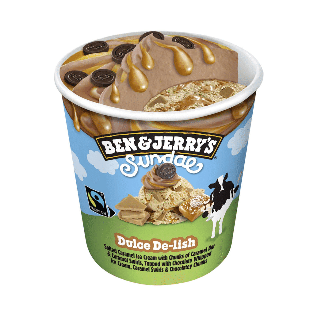 Gelado Dulce Delish Sundae - BEN & JERRY'S