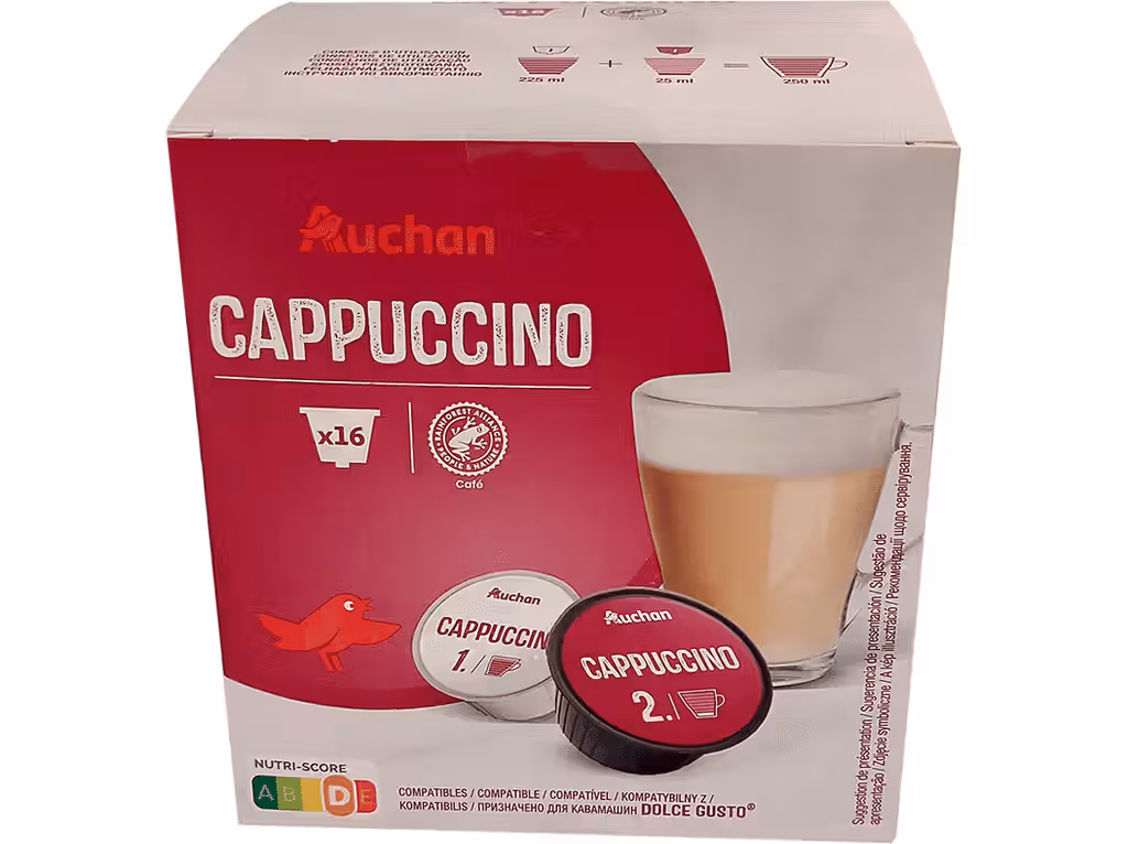 Cápsulas Café Dg Cappuccino 16un - AUCHAN