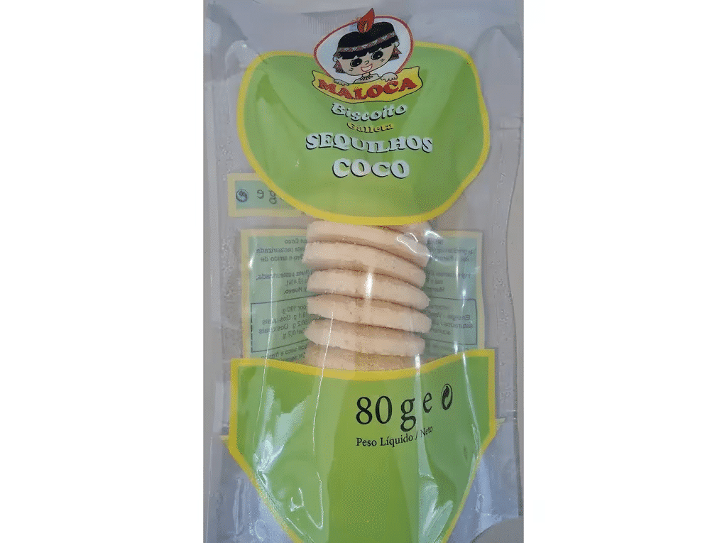 Biscoitos Sequilho De Côco 80g - MALOCA