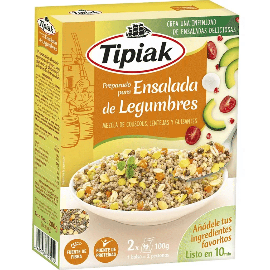 Ensalada de Legumes 200 g - TIPIAK