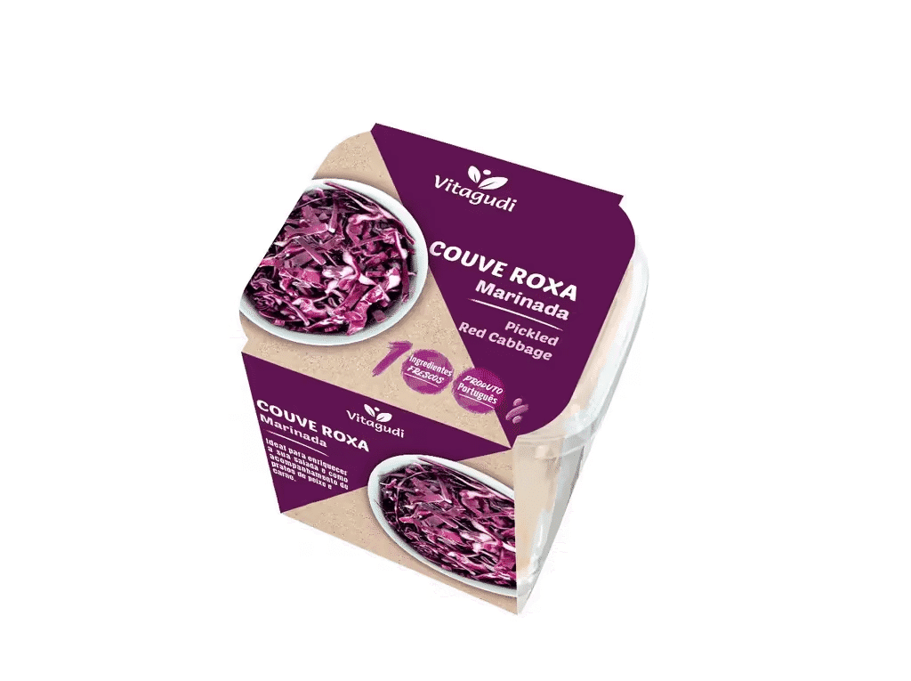 Couve Roxa Marinada 250gr - VITAGUDI