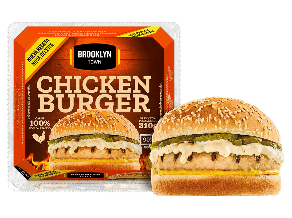 Hamburguer De Frango 210 G - BROOKLYN TOWN