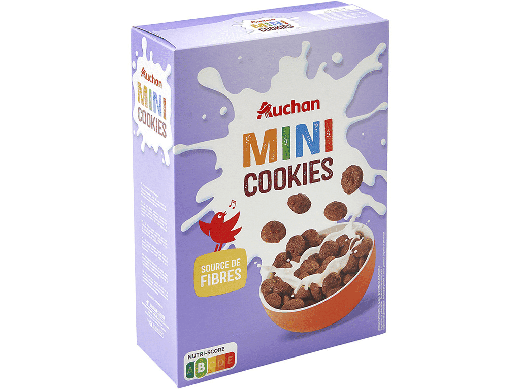 Cereais Mini Cookies 375g - AUCHAN